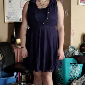 Navy blue dress